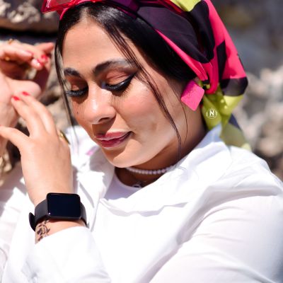 جاكوار فوشيا 💗 شيفون 