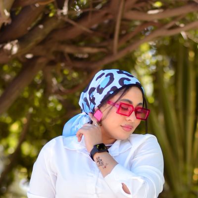 Jaguar blue 💙 chiffon mini