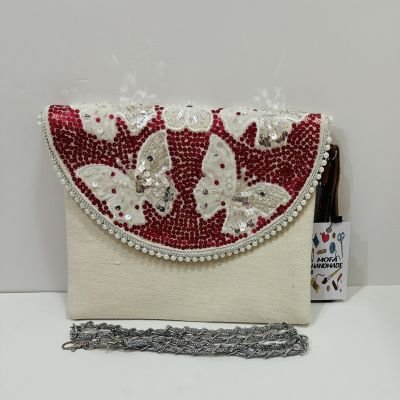 Butterfly Boho clutch 