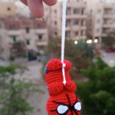 Spider man car hanging accessory 