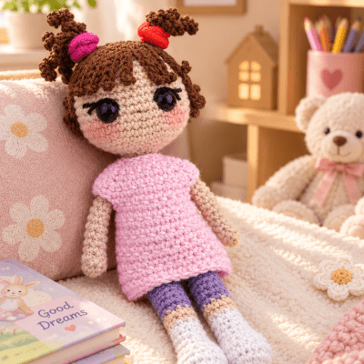 Boo amigurumi doll 