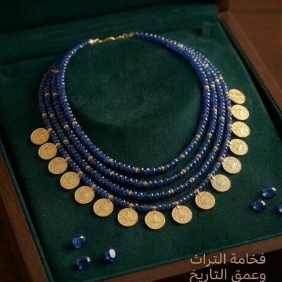 The Royal "Emerald Sultana" Necklace 💙💗💚
