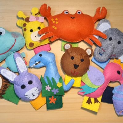 عرائس الإصبع -الفيل