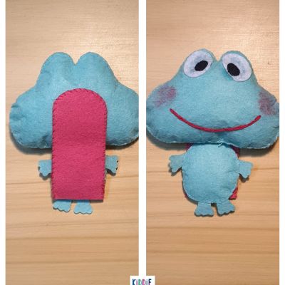 عرائس الإصبع - الضفدع