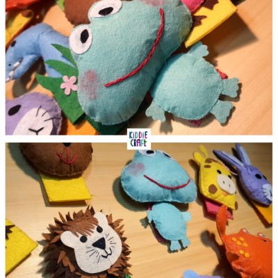 عرائس الإصبع - الضفدع