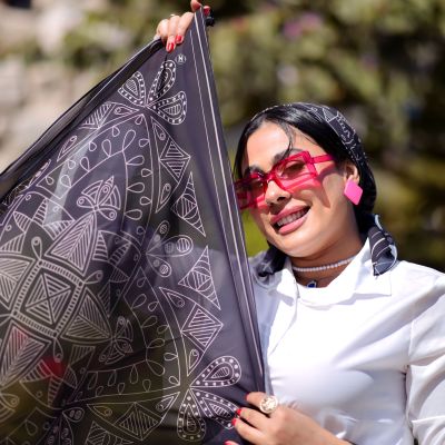 Black owl 🦉 chiffon 