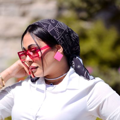 Black owl 🦉 chiffon 