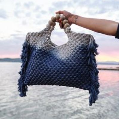 شنطة مكرمية