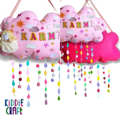 Felt Cloud Wall Hanging - for girls