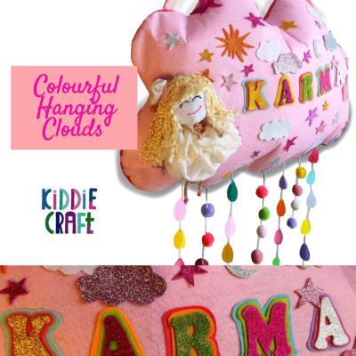 Felt Cloud Wall Hanging - for girls
