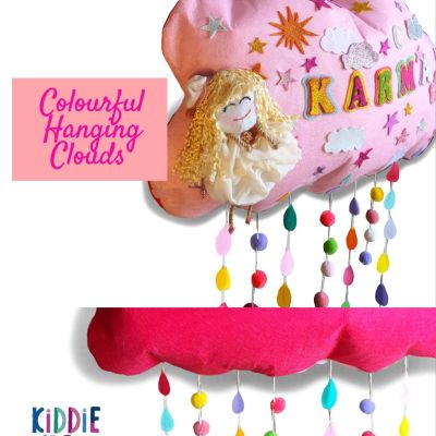 Felt Cloud Wall Hanging - for girls