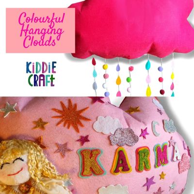 Felt Cloud Wall Hanging - for girls