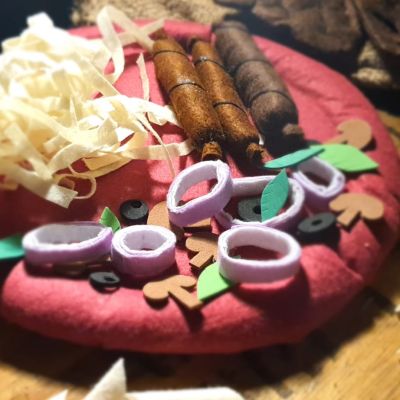 لعبة طبق المكرونة 