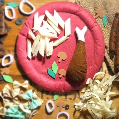 لعبة طبق المكرونة 