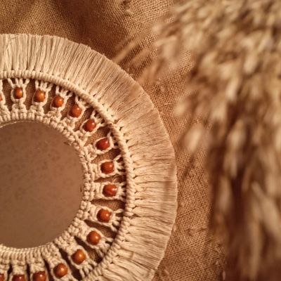 مجموعة مرايات مكرمية بوهو