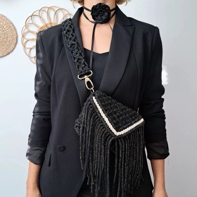 شنطة مكرمية