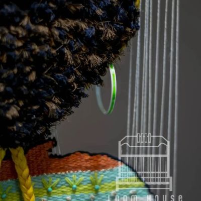 لوحة حائط امرأة أفريقية 