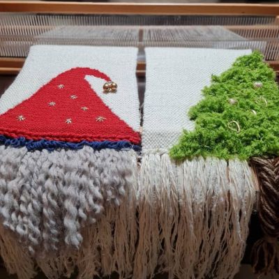 Christmas wall decoration 2 pieces 