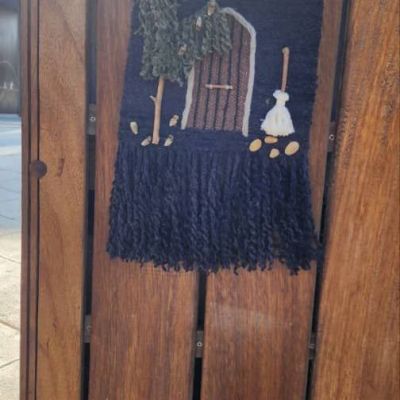 Old home walldecorations  by loom 