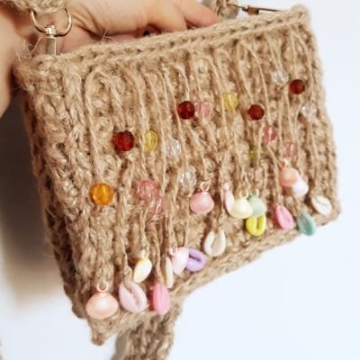 شنطة خيش دندشة