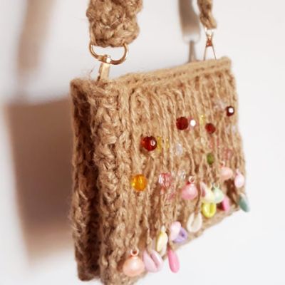 شنطة خيش دندشة