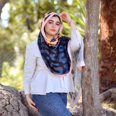 أنوثه 💛💙 شيفون 