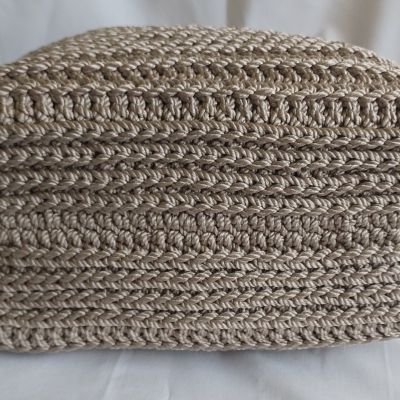 شنطة كروشية كتف او كروس 