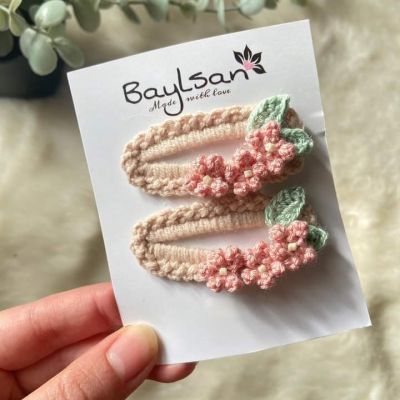 اتنين كلبس شعر .. ٣ بيبي فلاور 