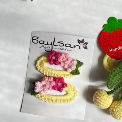 اتنين كلبس شعر .. ٣ بيبي فلاور 