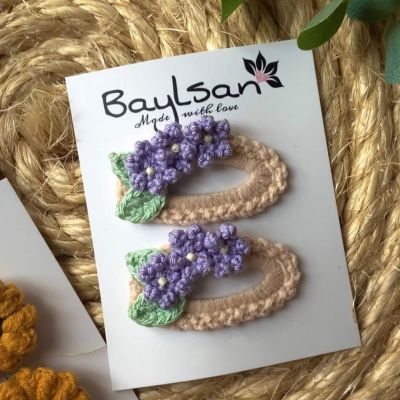 اتنين كلبس شعر .. ٣ بيبي فلاور 