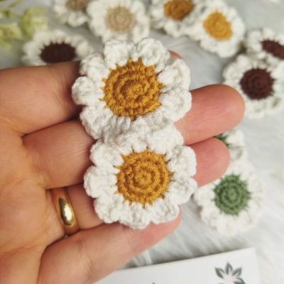 double clips.. double sunflower 