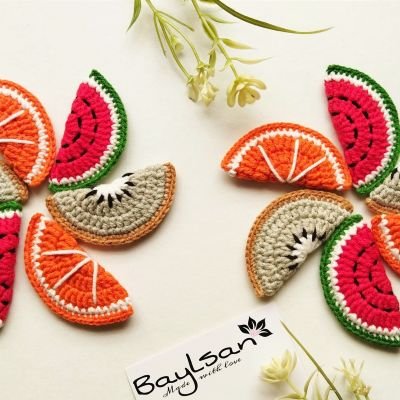 double clips.. tropical fruits