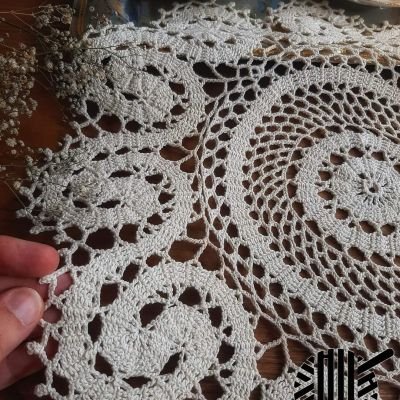 مفرش علي طراز بوهو