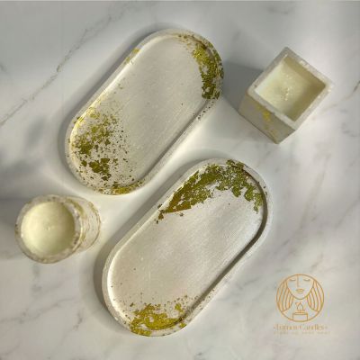Concrete & Candle Golden Set