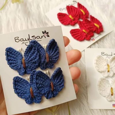 double clips.. mini buterrflies