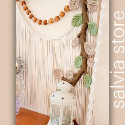 مكرميه برف خشب 