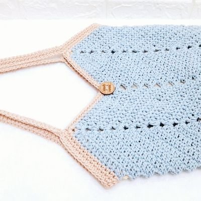 Trendy crochet bag