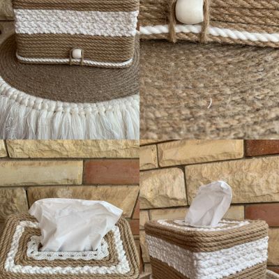 علبه مناديل بوهيمي 