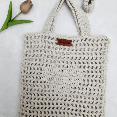 Casual crochet bag