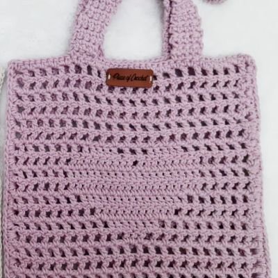 Casual crochet bag