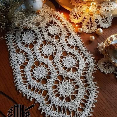 Boho style doily
