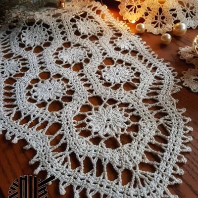 Boho style doily
