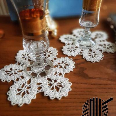 Boho style doily