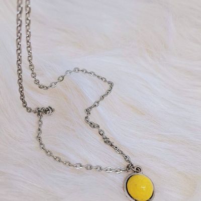 Ceramic & metal chain