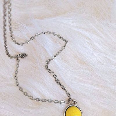 Ceramic & metal chain