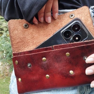 شنطه جلد طبيعي 