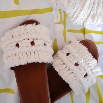 1 سليبر مكرمية 