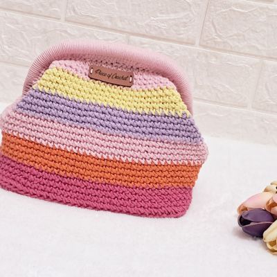 شنطة كروشية ترندى 