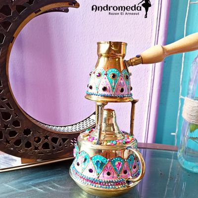 طقم سبرتاية وكنكة نحاس ١