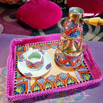 طقم سبرتاية نحاس ٤